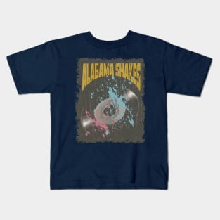 Alabama Shakes Vintage Vynil Kids T-Shirt